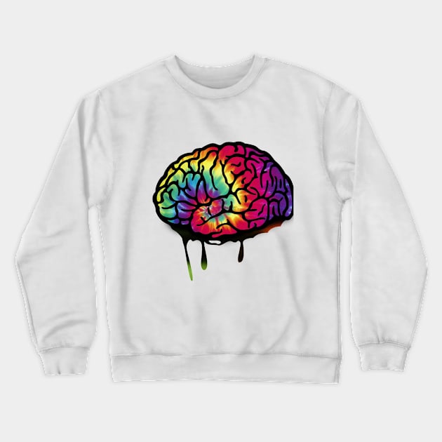 Brain Trip Crewneck Sweatshirt by Desidia